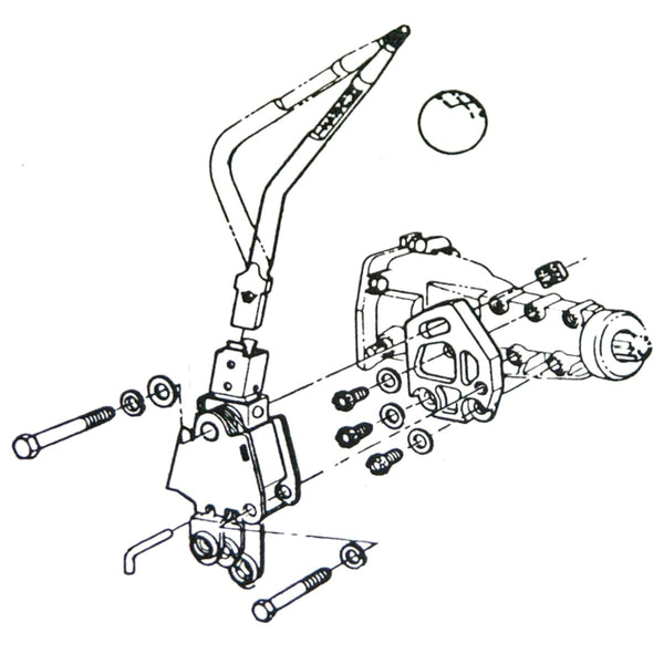 1967-69 Pontiac/Buick/Olds Shifter Support Bracket Bolst & Washers 6pc