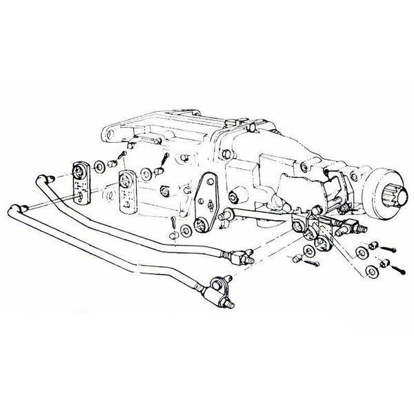 1964-69 GM A-Body 4 Speed Shifter Rods Washers & Clips 18pc