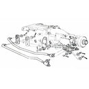 1964-69 GM A-Body 4 Speed Shifter Rods Washers & Clips 18pc