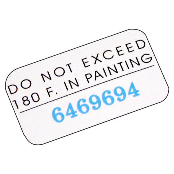 1967-72 Pontiac GTO/Firebird/TA Hood  Tach Decal 1pc