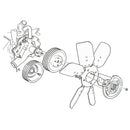 1968-72 Olds Engine Fan To Clutch Fan Bolts & Lock Washers 8pc Kit, Also 1979 Trans Am Olds 403 Engine