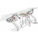 1968-72 Olds Cutlass Trunk Wiring Harness Body Plug Each