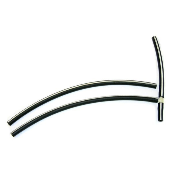 1969-72 GTO Air Cleaner Vacuum Hose Kit.  White Stripe Hose With Tee