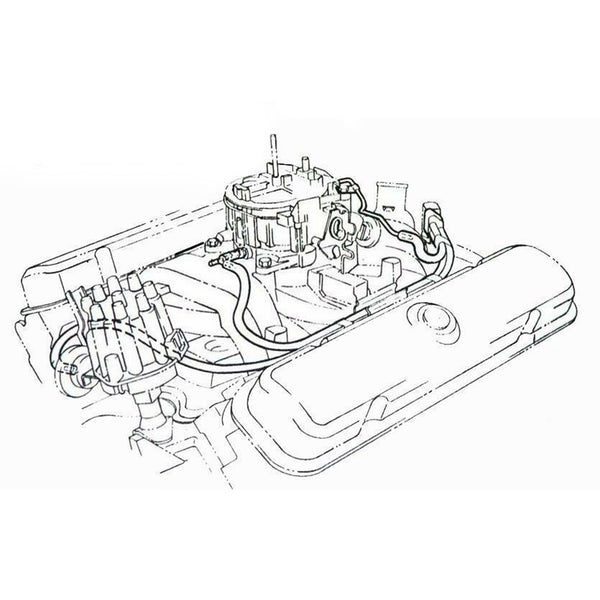 1969-72 Pontiac Ram Air 4 Bracket For Alum 2pc Intake Cars