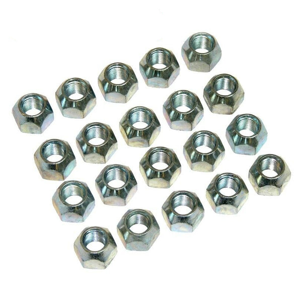 1964-72 All GM Dog Dish or Standard Steel Wheel Hub Cap Lug Nuts 20 pc
