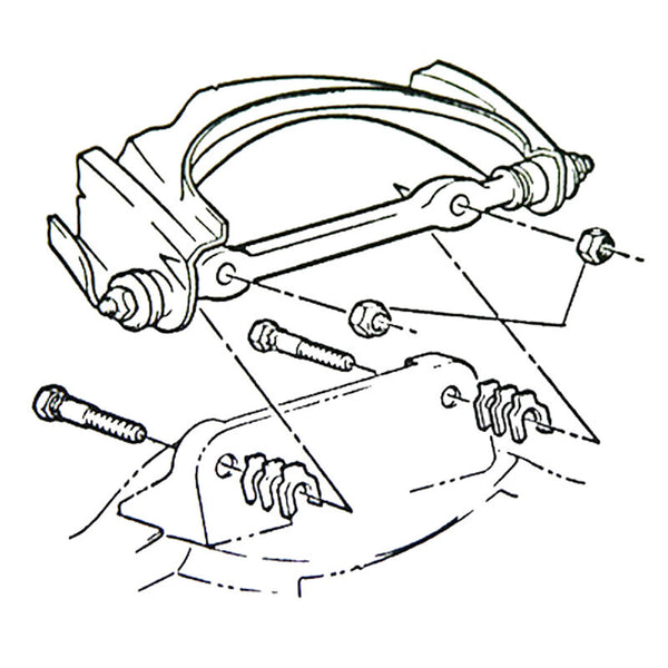 1964-77 GM Front Upper Cross Shaft Alignment Shims 8pc Kit 4 Thick, 4 Thin