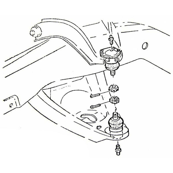 1964-72 GM A-Body Front Upper Ball Joint 1pc