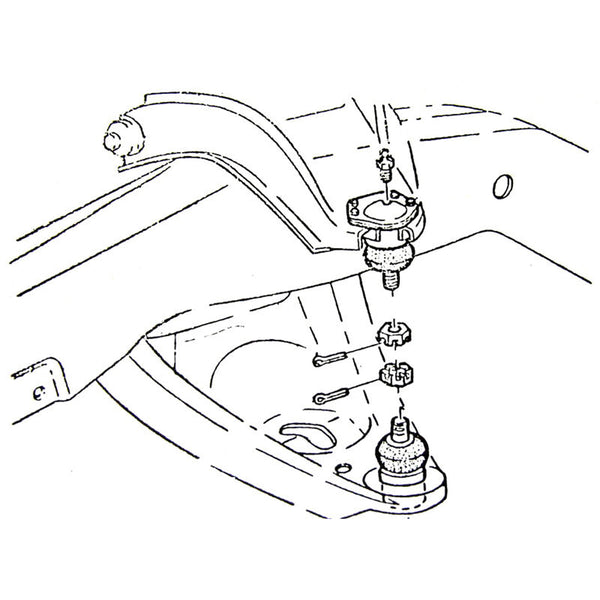 1964-72 GM A-Body Front Lower Ball Joint 1pc