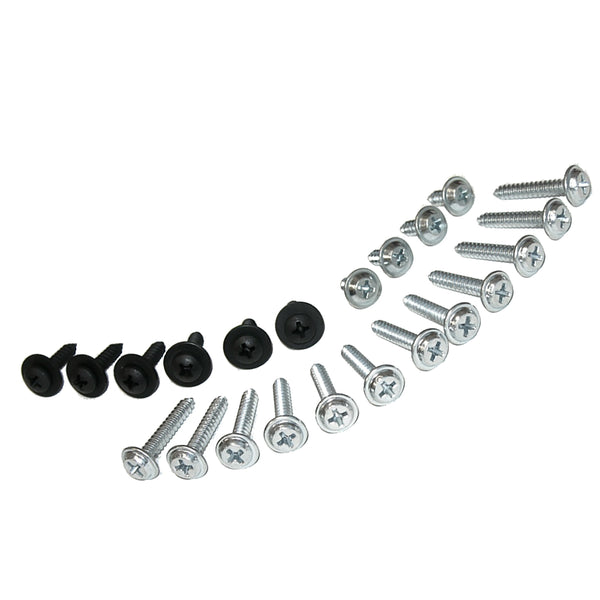 1969-72 GM A-Body Bucket Seat Plastic Sides & Back Mounting Kit 22pc