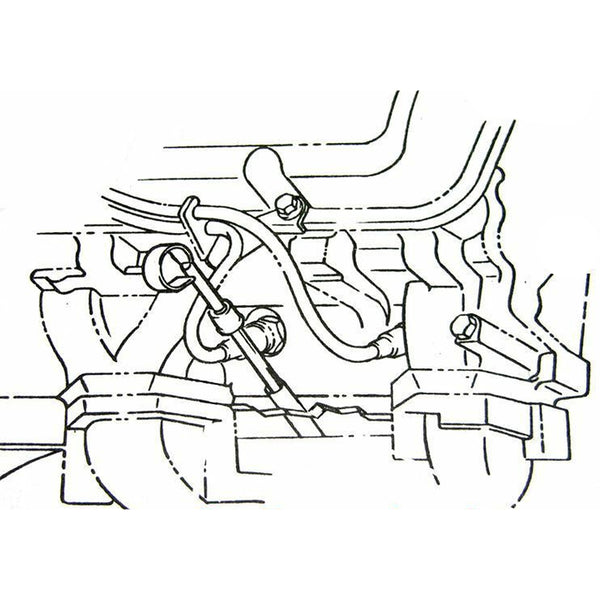 1969-70 Pontiac, GTO, Firebird Spark Plug Wire Loom All V8 With No AC Passenger Front
