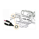 1969 Pontiac Power Trunk Switch Chrome Nut 1pc (All Models)