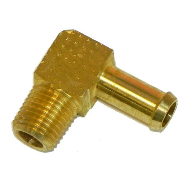 1966 Pontiac (All Models) Brass Fuel Pump Fitting 90 Degree 3/8"