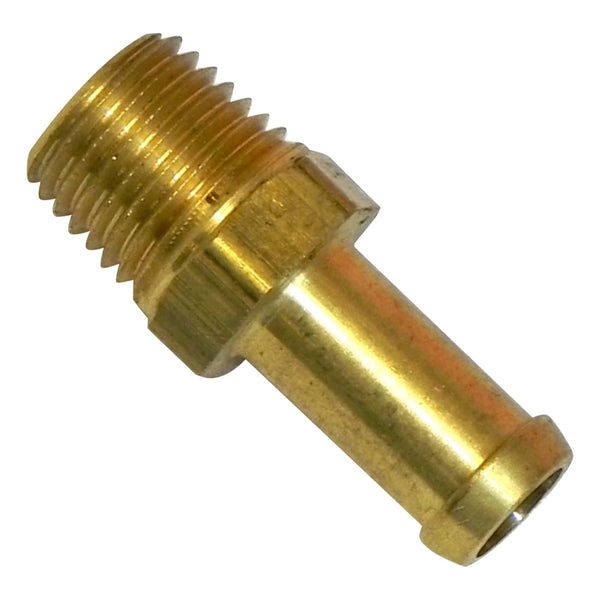 1964-66 Pontiac (All Models) Brass Fuel Pump Fitting Straight 3/8"