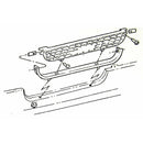 1969 Pontiac GTO Lower Valance Grills Mounting Kit 8pc