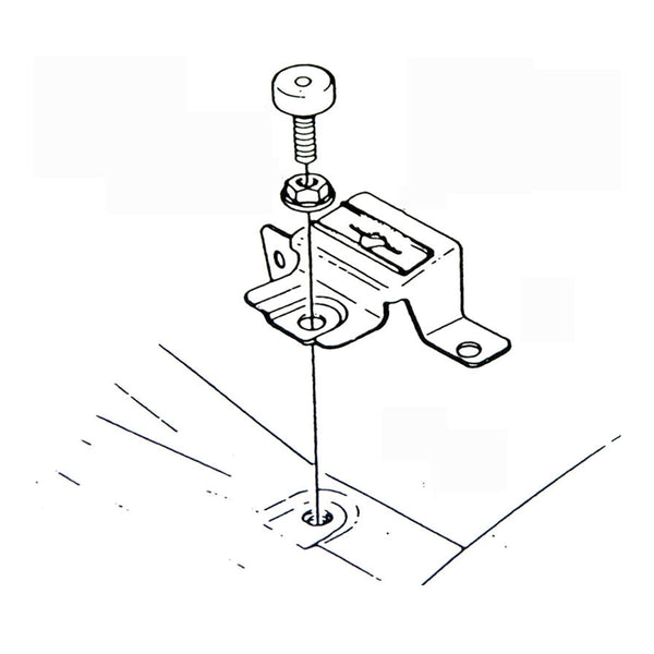 1969-72 Oldsmobile 442  W30 Outside Air Hood Adjustment Bumpers 3pc