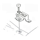 1969-72 Oldsmobile 442  W30 Outside Air Hood Adjustment Bumpers 3pc