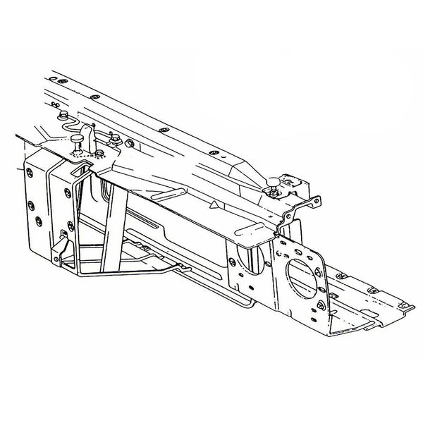 1969-72 Oldsmobile Cutlass 442 Flat Hood Adjustment Bumpers 2pc