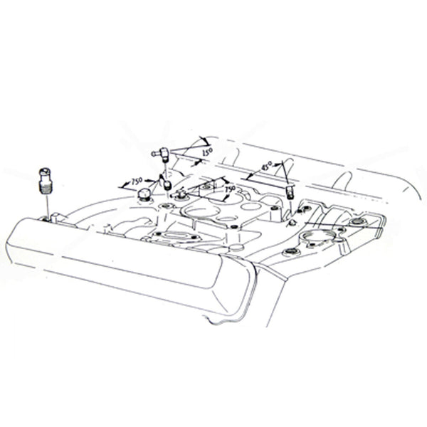 1967-72 Oldsmobile All V8 Intake Manifold Plugs 4pc, Also 1979 Trans Am Olds 403 Engine