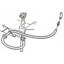 1969-70 GTO Ram Air Carb Pan Vacuum Line Grommet 1pc