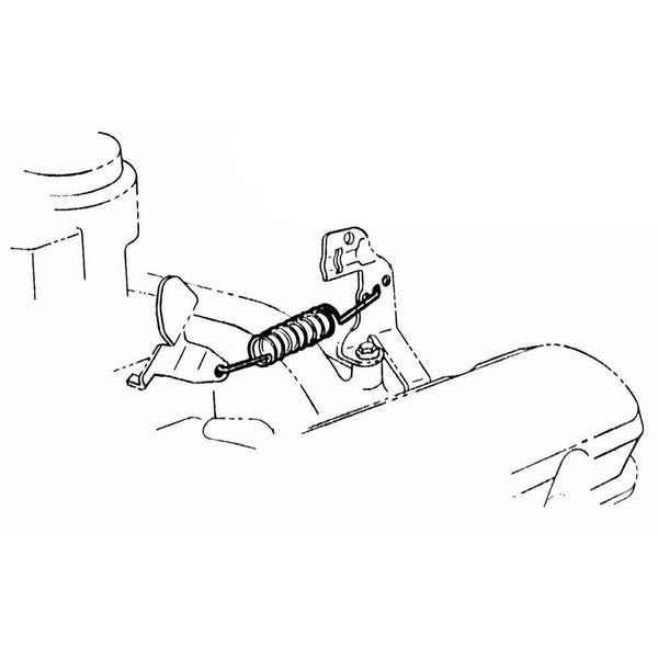 1964-79 Pontiac GTO Firebird 4bbl Throttle Return Spring 1pc Blue