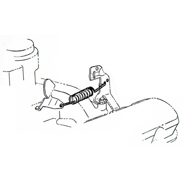 1964-79 Pontiac GTO Firebird 4bbl Throttle Return Spring Yellow Additional Tension 1pc