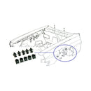 1970-72 Pontiac GTO Lemans Fender To Inner Fender Lip Hardware 20 pc