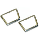 1964-72 Pontiac GTO & 1969 Firebird Brake Pad Trim Surround Stainless Manual Trans Brake 2pc