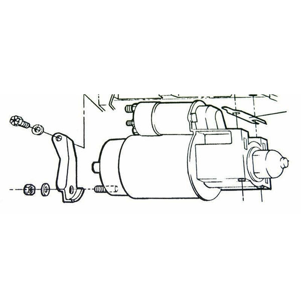 1964-77 Pontiac (All) Models Starter Brace 1 pc