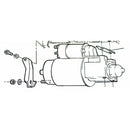 1964-77 Pontiac (All) Models Starter Brace 1 pc