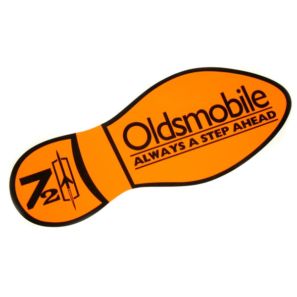 1972 Olds Dealership Promo Floor Foot Print
