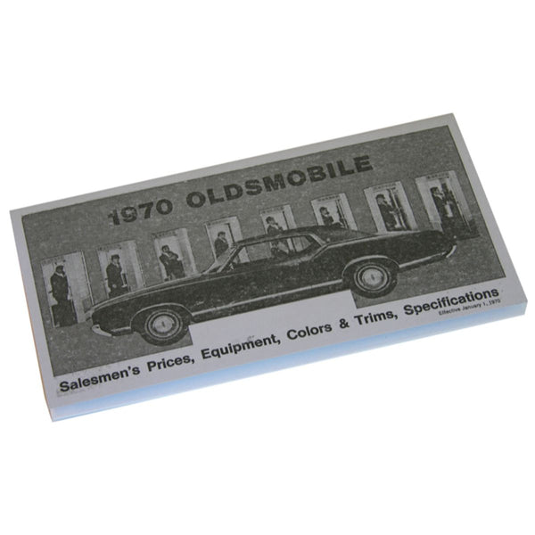 1970 Oldsmobile Accessorizer Book, 1pc