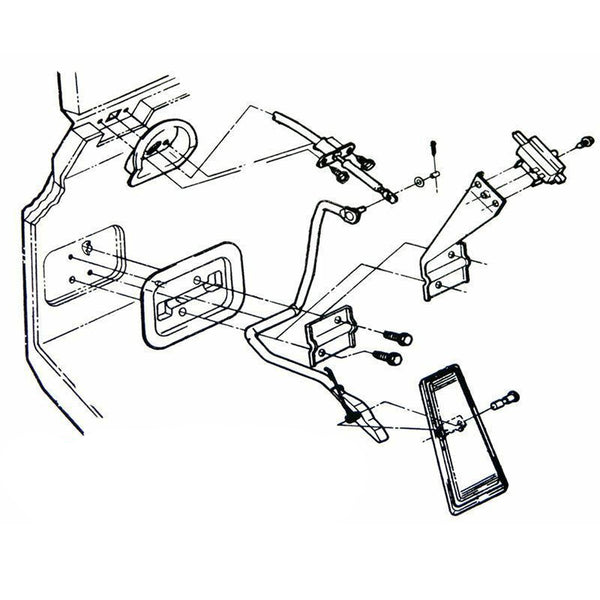 1966-72 Pontiac GTO Gas Pedal Spring 1pc