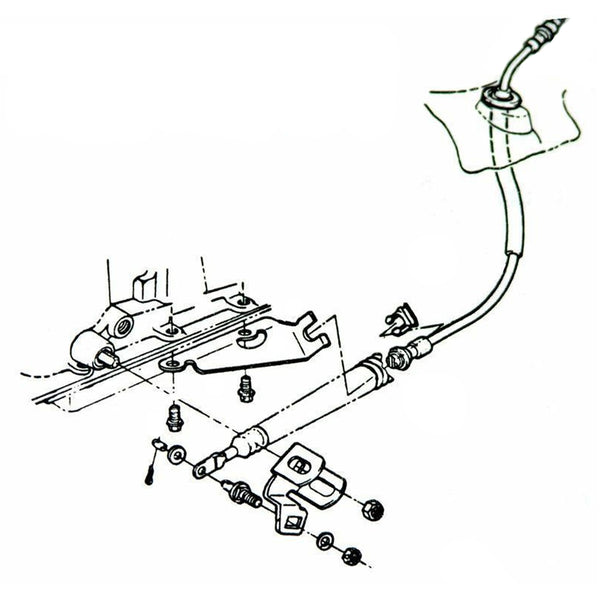 1968-77 Pontiac GTO Automatic Trans T-400 Shifter Cable Bracket For Console Cars 1pc