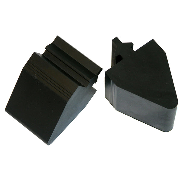 1964-77 GM A-Body Rear Axle Bumpers with Correct Ribbs, 2pc