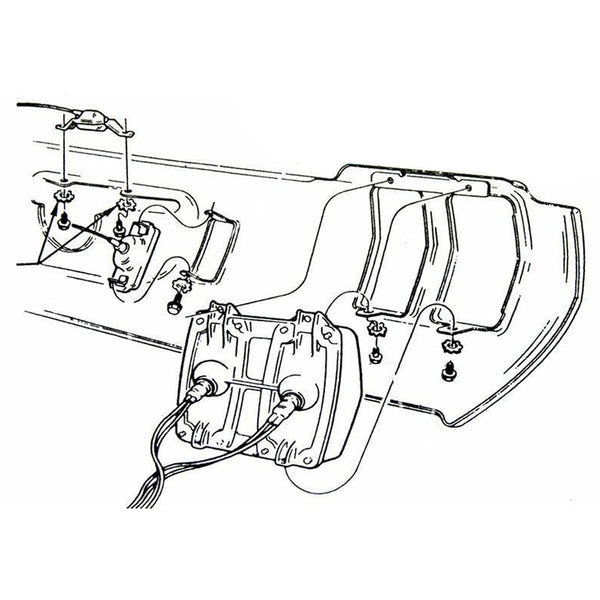 1970 Olds Cutlass Rear Tail Light Gaskets 4pc Kit Exact to Original