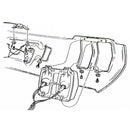 1970 Olds Cutlass Rear Tail Light Gaskets 4pc Kit Exact to Original