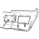 1969-70 Olds Cutlass 442 Front Bumper Parking Light Gaskets Exact to Original 2pc