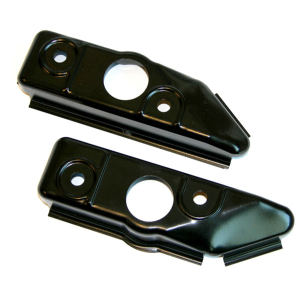 1970-72 Cutlass Rear Marker Covers Painted Black 2pc Kit