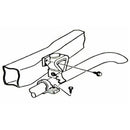 1964-77 GM Correct Tail Pipe Hanger Clamp 2" Single Bolt Phosphate 2pc
