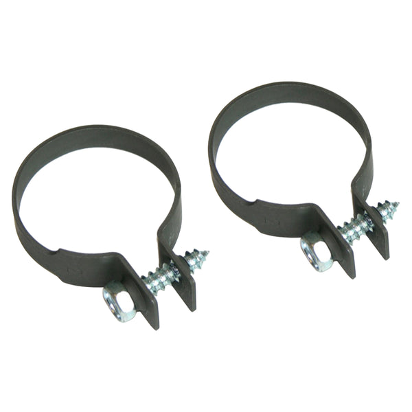 1964-77 GM Correct Tail Pipe Hanger Clamp 2" Single Bolt Phosphate 2pc