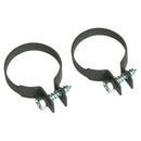 1964-77 GM Correct Tail Pipe Hanger Clamp 2" Single Bolt Phosphate 2pc