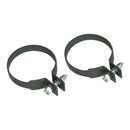 1964-77 GM Correct Tail Pipe Hanger Clamp 2-1/2 Single Bolt Phosphate 2pc