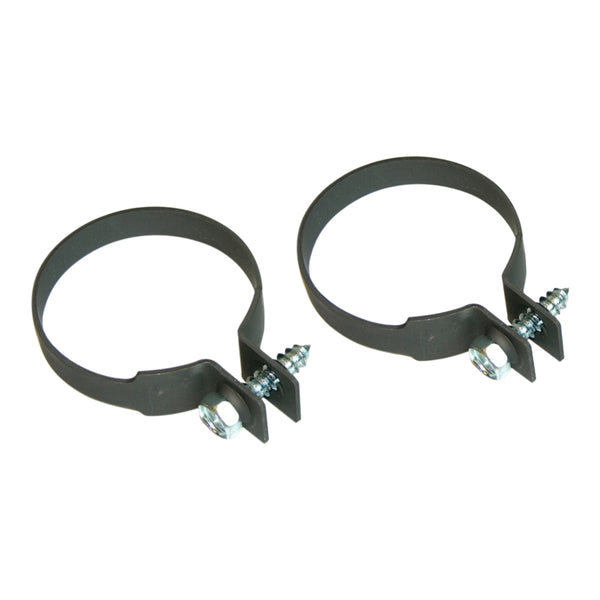 1964-77 GM Correct Tail Pipe Hanger Clamp 2-1/2 Single Bolt Phosphate 2pc