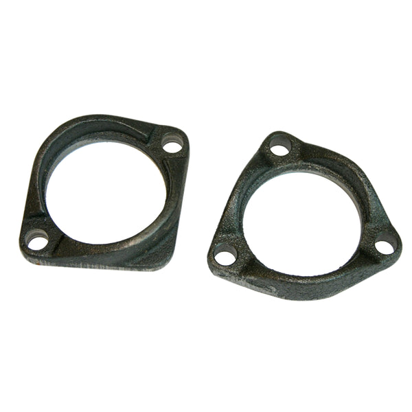 1968-72 Pontiac Ram Air 1 HO Exhaust Flanges For 2 1/4" Head Pipes 2pc