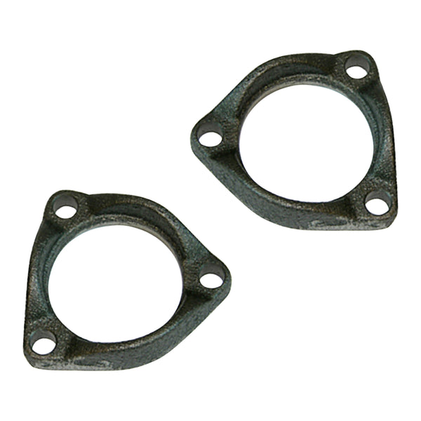 1967 Pontiac Ram Air 2 1/4" HO Exhaust Flanges For 2 1/4" Head Pipes 2pc