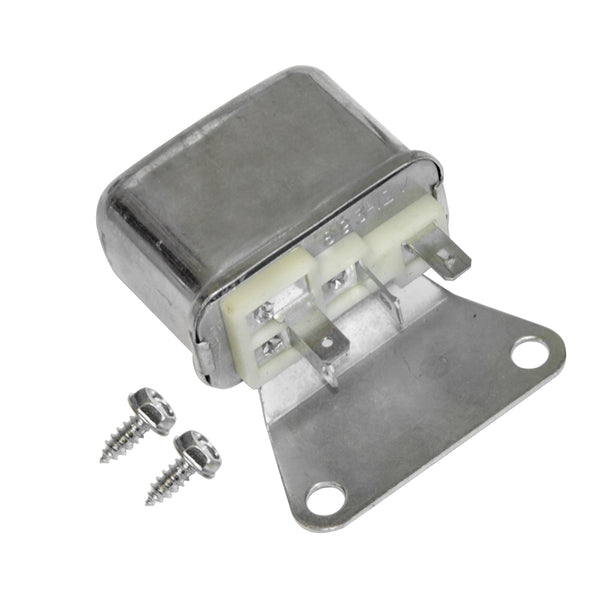 1968-71 Pontiac Horn Relay With Mounting Screws 3pc