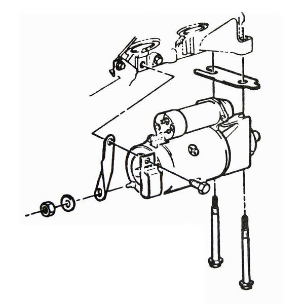 1970-74 Pontiac Coated Starter Wire Clamp 1pc