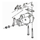 1970-74 Pontiac Coated Starter Wire Clamp 1pc