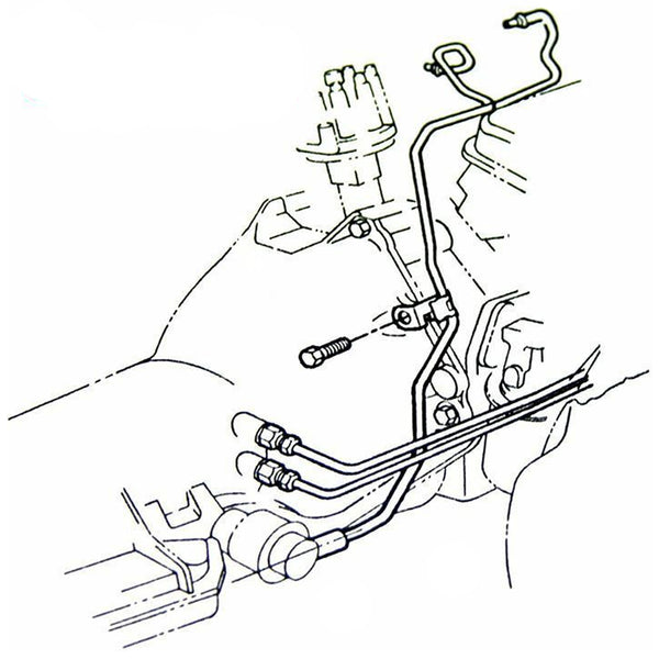 1968-72 Pontiac (All Models) Transmission Modulator Line Hold Down Clip 1pc