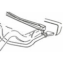 1969 Chevell SS Rear Exhaust Tail Pipe Hangers